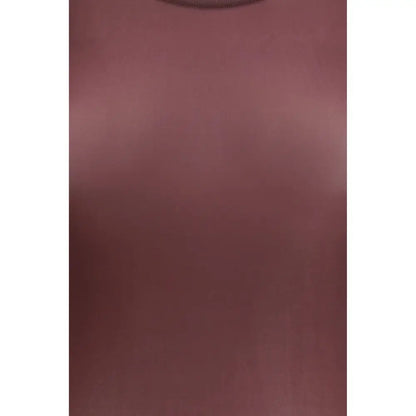 Wolford multicolor polyamid top i mauve med mat finish og rund hals