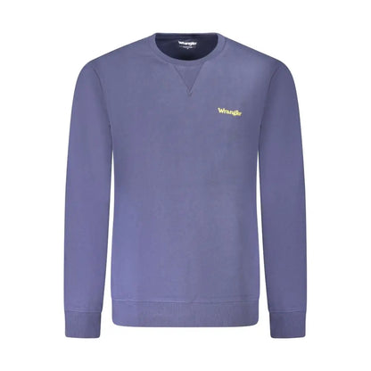 Lilla Wrangler crewneck-sweater med guldlogo, outlet mærkevarer 100% originale brands