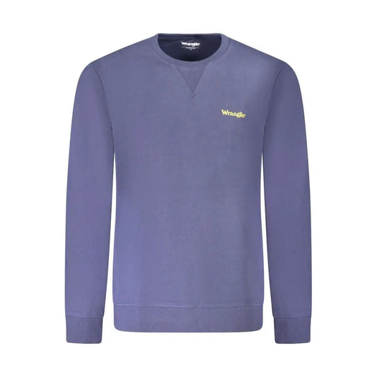 Lilla Wrangler crewneck-sweater med guldlogo, outlet mærkevarer 100% originale brands